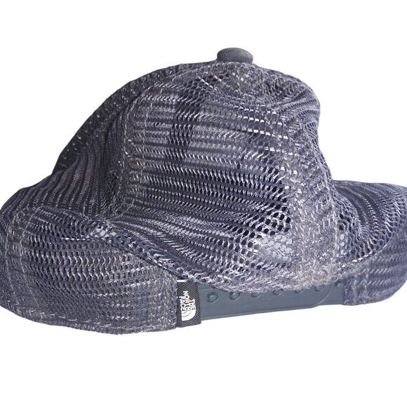 The North Face Mudder Trucker Hat Mesh Black and Grey TNF Adjustable Strap Cap - Picture 7 of 11